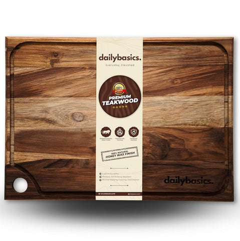 DailyBasics™ Handcrafted Wooden Chopping Board - 11