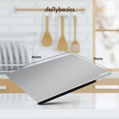 DailyBasics™ Stainless Steel Countertop Chopping Board -  Premium 304-Grade Steel